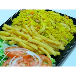 Arroz Pinky + Ensalada + Patatas